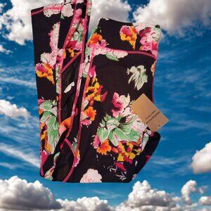 NWT Dark Floral Mesh  Leggings American Attitude L / XL